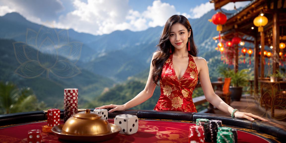 Trò chơi Tài Xỉu với xúc xắc tại lễ hội chợ đêm Sa Pa, không khí sôi động